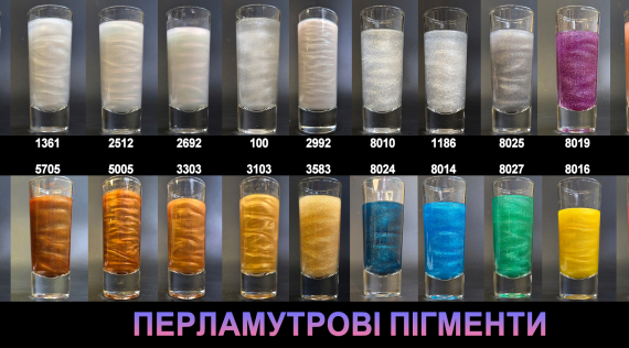 КФФ ГРУПП Перламутрові пігменти, що роблять ваш продукт шедевром!